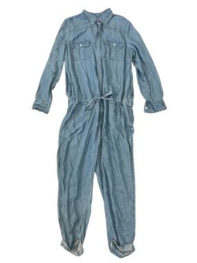Soho Light Blue Tencel Utility Jumpsuit